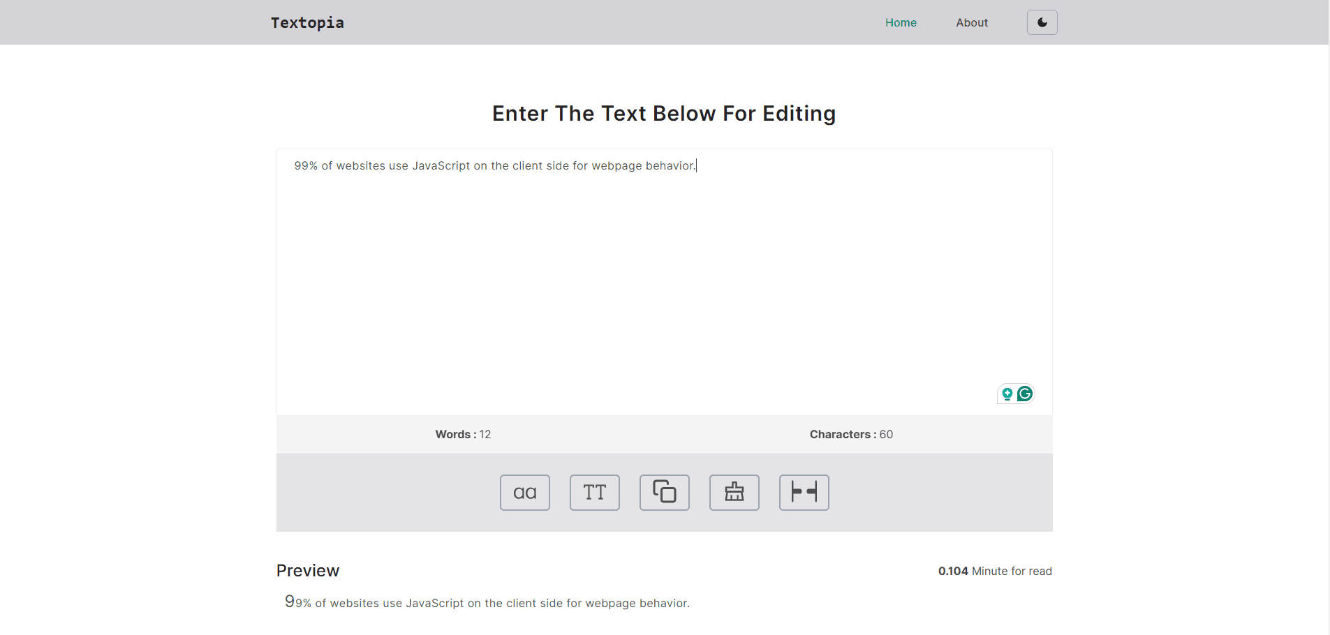 Textopia Text Editor